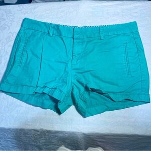 Vintage JCPenney Trouser Shorts Sailor Pocket Turquoise Blue Aqua Women’s 10